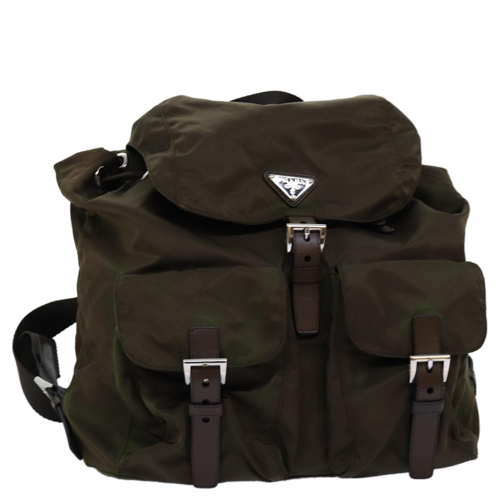 Prada Dark Green Backpack